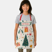 オーダーメイド子供用クリスマスバキングエプロン エプロン (インサイチュ)