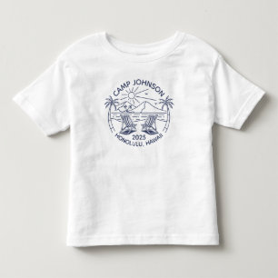 オーダーメイド家族ビーチバケーショングループマッチング トドラーTシャツ