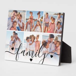 オーダーメイド家族写真コラージュ フォトプラーク