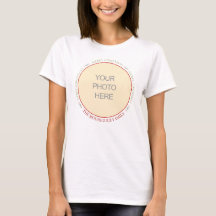 オーダーメイド家族写真 クリスマス レディースTシャツ