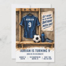 オーダーメイド少年サッカージャージー誕生日
