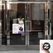 オーダーメイド引越しサービス ウィンドウサイン (オフィスドア)