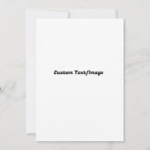 オーダーメイド招待状 - 結婚式 & 特別なイベントデザイン 招待状 (裏面)