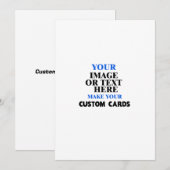 オーダーメイド招待状 - 結婚式 & 特別なイベントデザイン 招待状 (正面/裏面)