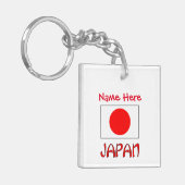 オーダーメイド日本旗の遺産アクリル キーホルダー (正面左)