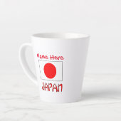 オーダーメイド日本旗遺産スモール カフェラテマグ (左アングル)