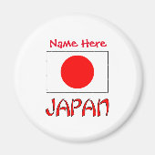 オーダーメイド日本遺産フラグ ラウンド マグネット (正面)
