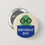 オーダーメイド本虫 誕生日の男の子 缶バッジ (正面&裏面)