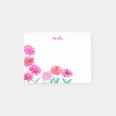 オーダーメイド水彩画の芍薬 ポストイット (正面)