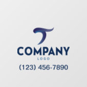 オーダーメイド法人プロモーション企業ロゴ ウィンドウサイン (シート)