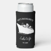 オーダーメイド湖の妻バチェロレッテパーティーの景品Bach スリム缶クーラー (Seltzer正面)