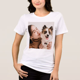 オーダーメイド犬の写真Tシャツ| トライブレンドTシャツ