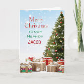 オーダーメイド甥へのクリスマスカード カード (正面)