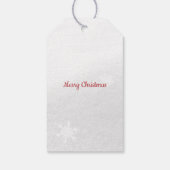 オーダーメイド絵本のコテージ クリスマス ギフトタグ (裏面)
