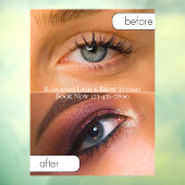 オーダーメイド美容院ビフォーアフターまつげメイク ウィンドウサイン (シート3)