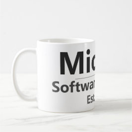 オーダーメイド職場マグカップ - カスタム氏名+職種 英語Gi コーヒーマグカップ