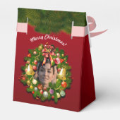 オーダーメイド肖像クリスマスリース フェイバーボックス (裏面サイド)