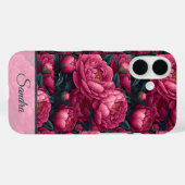 オーダーメイド芍薬のクラシッククリスマスギフト Case-Mate iPhoneケース (裏面 (横))
