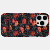オーダーメイド芍薬柄iPhoneケース Case-Mate iPhoneケース (裏面 (横))