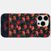 オーダーメイド芍薬柄iPhoneケース Case-Mate iPhoneケース (裏面 (横))