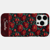 オーダーメイド芍薬柄iPhoneケース iPhoneユーザー向け Case-Mate iPhoneケース (裏面 (横))