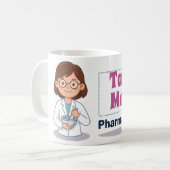 オーダーメイド薬剤師マグカップ コーヒーマグカップ (正面左)