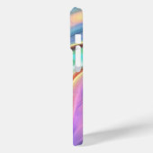 オーダーメイド虹色スマホケース 名前入り Case-Mate iPhoneケース (裏面 / 左)