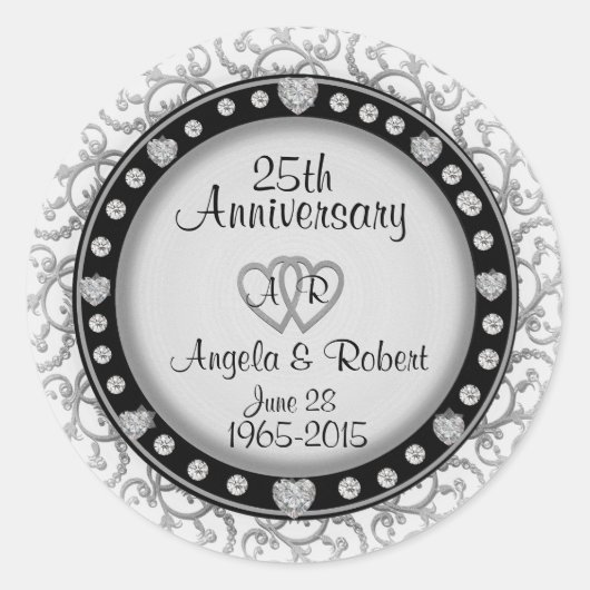 オーダーメイド記念時計 ラウンドシール (正面)