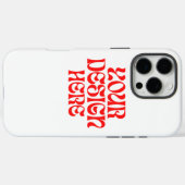オーダーメイド誕生日カスタムiPhoneケース Case-Mate iPhoneケース (裏面 (横))