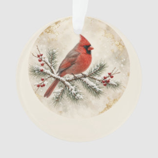 オーダーメイド追悼カーディナルクリスマスアクリル オーナメント