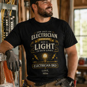 オーダーメイド電気技師パパTシャツ Tシャツ