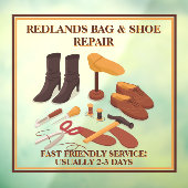 オーダーメイド靴ハンドバッグ修理店ビジネス ウィンドウサイン (シート3)