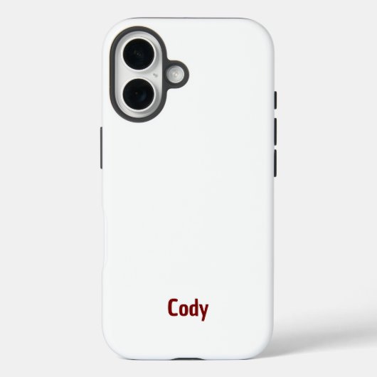 オーダーメイド頑丈なiPhone 16ケース Case-Mate iPhoneケース (裏面)