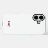 オーダーメイド頑丈なiPhone 16ケース Case-Mate iPhoneケース (裏面 (横))