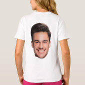 オーダーメイド顔 Tシャツ (裏面)