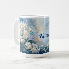 オーダーメイド12月誕生花ナルキッソス コーヒーマグカップ