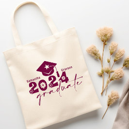 オーダーメイド2024年卒業 マロン トートバッグ