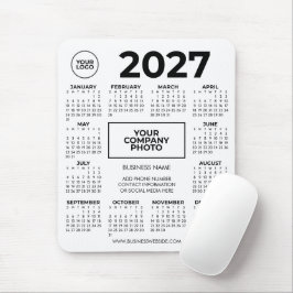 オーダーメイド2027年カレンダービジネス マウスパッド
