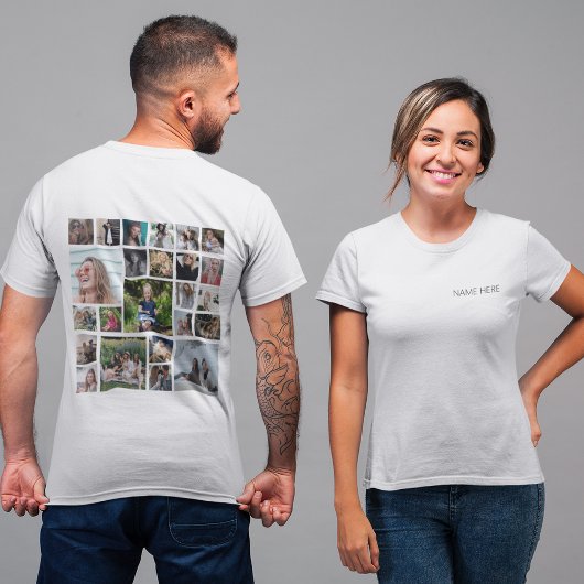 オーダーメイド24枚フォトコラージュTシャツ Tシャツ