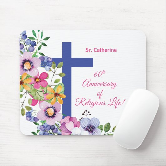 オーダーメイド60周年修道院宗教生活 マウスパッド (マウス)