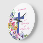 オーダーメイド60周年修道院宗教生活 ラージ壁時計 (傾斜)