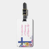 オーダーメイド65周年修道院宗教生活 ラゲッジタグ (正面縦)