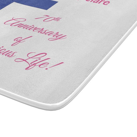 オーダーメイド70周年修道院宗教生活 カッティングボード (角)