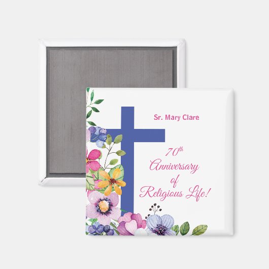 オーダーメイド70周年修道院宗教生活 マグネット (正面/裏面)