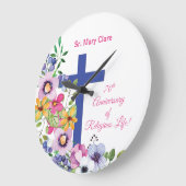 オーダーメイド70周年修道院宗教生活 ラージ壁時計 (傾斜)