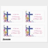 オーダーメイド70周年修道院宗教生活 長方形シール (シート)