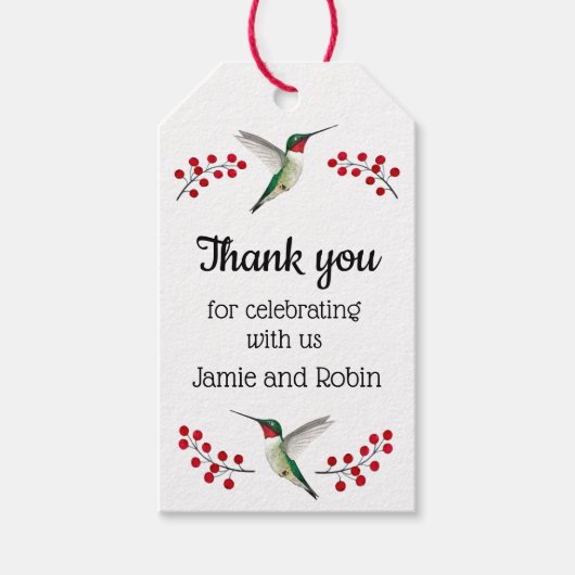 オーダーメイド ありがとうございます ギフトタグ (正面)