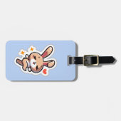 オーダーメイド かわいいうさぎ ラゲッジタグ (正面横)