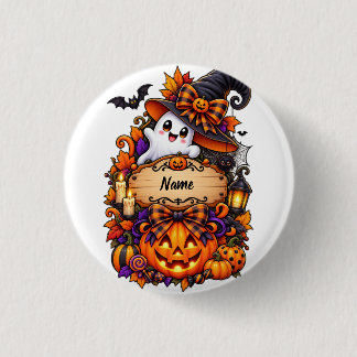 オーダーメイド かわいいおばけのハロウィン 写真Tシャツ 缶バッジ