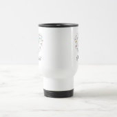 オーダーメイド かわいいウサギ コーヒーマグ トラベルマグ (中央)